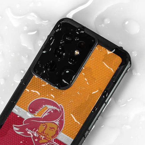 NFL Tampa Bay Buccaneers Vintage Galaxy S24 Ultra Waterproof Case