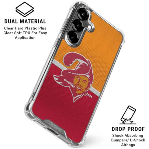 NFL Tampa Bay Buccaneers Vintage Galaxy S26 Plus Clear Case