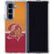 NFL Tampa Bay Buccaneers Vintage Galaxy Z Fold5 5G Clear Case