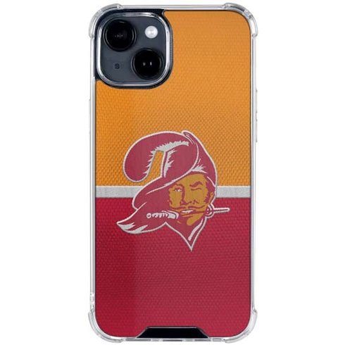 NFL Tampa Bay Buccaneers Vintage iPhone 15 Clear Case