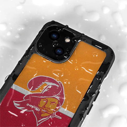 NFL Tampa Bay Buccaneers Vintage iPhone 15 Plus Waterproof Case