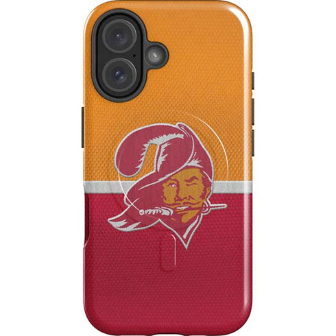 NFL Tampa Bay Buccaneers Vintage iPhone 16 Magsafe Impact Case