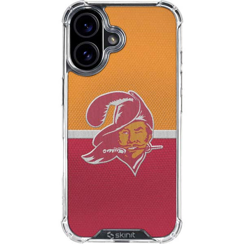 NFL Tampa Bay Buccaneers Vintage iPhone 16 Plus Clear Case