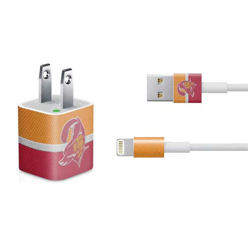 NFL Tampa Bay Buccaneers Vintage iPhone Charger (5W USB) Skin