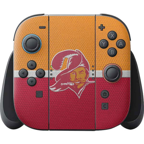 NFL Tampa Bay Buccaneers Vintage Nintendo Switch 2 (2025) Joy-Con Controller Skin
