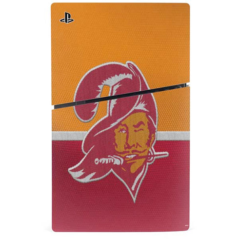 NFL Tampa Bay Buccaneers Vintage PS5 Slim Digital Edition Console Skin