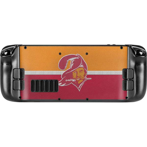 NFL Tampa Bay Buccaneers Vintage Steam Deck Handheld Gaming Computer OLED Skin