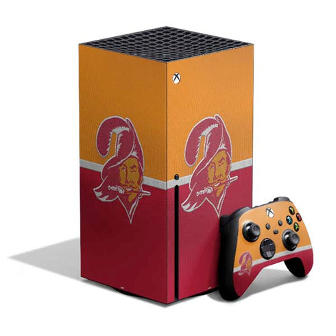 NFL Tampa Bay Buccaneers Vintage Xbox Series X Bundle Skin