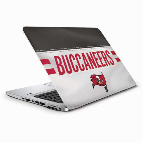 NFL Tampa Bay Buccaneers White Striped HP Elitebook Skin