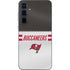 NFL Tampa Bay Buccaneers White Striped Galaxy A35 5G Skin