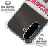 NFL Tampa Bay Buccaneers White Striped Galaxy A36 5G Clear Case