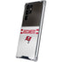 NFL Tampa Bay Buccaneers White Striped Galaxy S23 Ultra Clear Case