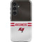 NFL Tampa Bay Buccaneers White Striped Galaxy S25 Impact Case