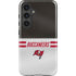 NFL Tampa Bay Buccaneers White Striped Galaxy S25 Impact Case
