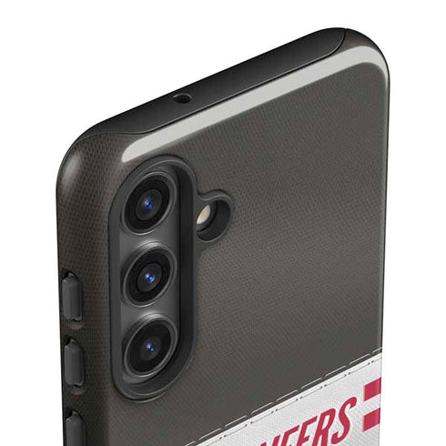 NFL Tampa Bay Buccaneers White Striped Galaxy S25 Impact Case