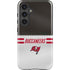 NFL Tampa Bay Buccaneers White Striped Galaxy S25 Plus Impact Case