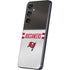 NFL Tampa Bay Buccaneers White Striped Galaxy S25 Plus Skin