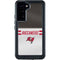 NFL Tampa Bay Buccaneers White Striped Galaxy S24 Plus Waterproof Case
