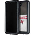NFL Tampa Bay Buccaneers White Striped Galaxy S24 Plus Waterproof Case