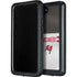 NFL Tampa Bay Buccaneers White Striped Galaxy S24 Waterproof Case