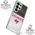 NFL Tampa Bay Buccaneers White Striped Galaxy S25 Ultra Clear Case