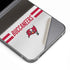 NFL Tampa Bay Buccaneers White Striped Galaxy Z Flip6 Skin