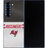 NFL Tampa Bay Buccaneers White Striped Galaxy Z Fold6 Skin