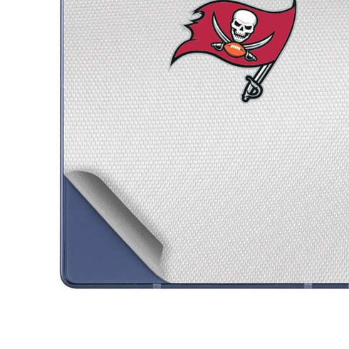 NFL Tampa Bay Buccaneers White Striped Galaxy Z Fold6 Skin