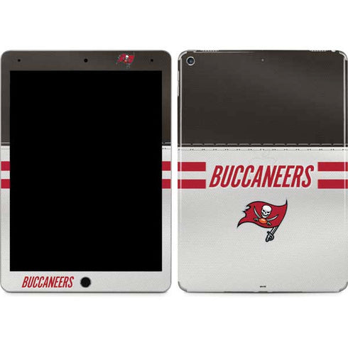 NFL Tampa Bay Buccaneers White Striped iPad Skins