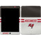 NFL Tampa Bay Buccaneers White Striped iPad Skins