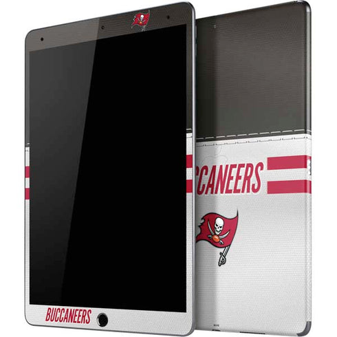 NFL Tampa Bay Buccaneers White Striped iPad Skins