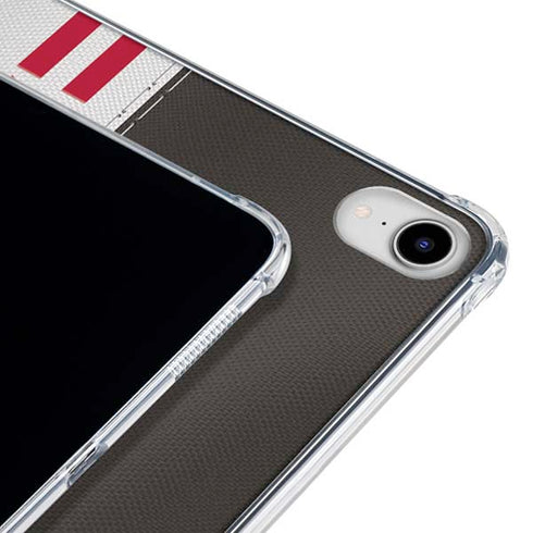 NFL Tampa Bay Buccaneers White Striped iPad 11th Gen (2025) Clear Case