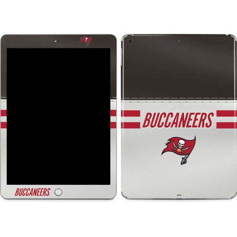 NFL Tampa Bay Buccaneers White Striped Apple iPad Skin