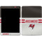 NFL Tampa Bay Buccaneers White Striped Apple iPad Skin