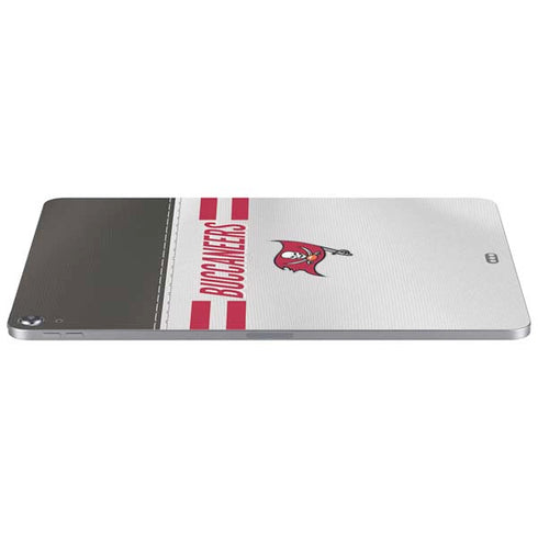 NFL Tampa Bay Buccaneers White Striped Apple iPad Air Skin
