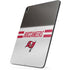 NFL Tampa Bay Buccaneers White Striped Apple iPad Pro Skin
