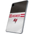 NFL Tampa Bay Buccaneers White Striped iPad Pro 11in (2024) Clear Case