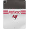 NFL Tampa Bay Buccaneers White Striped iPad Pro 13in M4 (2024) Skin