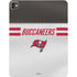 NFL Tampa Bay Buccaneers White Striped iPad Pro 13in M4 (2024) Skin