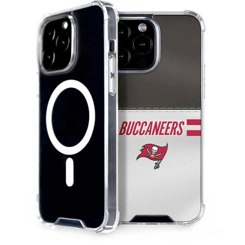 NFL Tampa Bay Buccaneers White Striped iPhone Cases