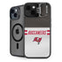 NFL Tampa Bay Buccaneers White Striped iPhone 15 Plus Kickstand Case
