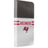 NFL Tampa Bay Buccaneers White Striped iPhone 15 Pro Max Folio Case