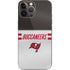 NFL Tampa Bay Buccaneers White Striped iPhone 15 Pro Max Skin