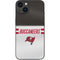 NFL Tampa Bay Buccaneers White Striped iPhone 15 Skin