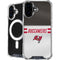 NFL Tampa Bay Buccaneers White Striped iPhone 16 MagSafe Case