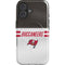 NFL Tampa Bay Buccaneers White Striped iPhone 16 Plus Magsafe Impact Case