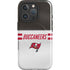 NFL Tampa Bay Buccaneers White Striped iPhone 16 Pro Magsafe Impact Case