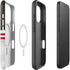 NFL Tampa Bay Buccaneers White Striped iPhone 16 Pro Magsafe Impact Case