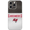 NFL Tampa Bay Buccaneers White Striped iPhone 16 Pro Skin