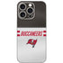 NFL Tampa Bay Buccaneers White Striped iPhone 16 Pro Skin